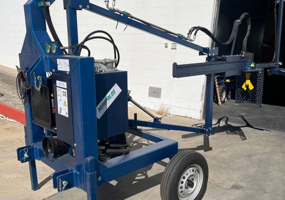 Nuevas mejoras de la máquina para clavar patas de invernadero