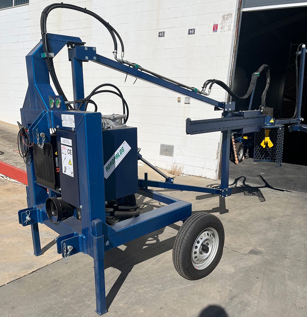 Nuevas mejoras de la máquina para clavar patas de invernadero