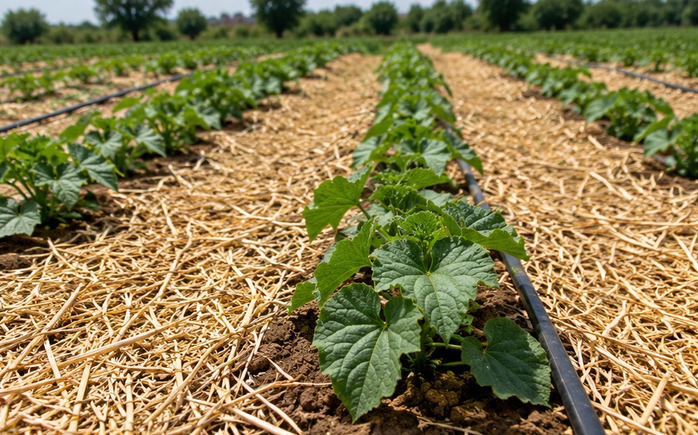 qué es el mulching en agricultura